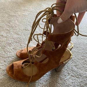 Elaine Turner block sandals